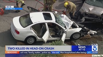 Two killed in head-on crash