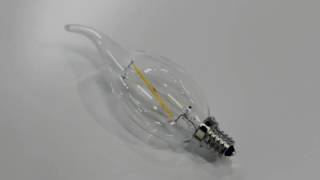 StarLED Flame Tip LED Filament Candelabra Light Bulb by Star LED