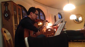 F. Carulli, Larghetto from duette no 1, op. 4, for Violin and Guitar, Le An and Huy Liem Nguyen