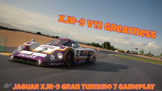 Jaguar XJR-9 at Lemans - Gran Turismo 7 Gameplay