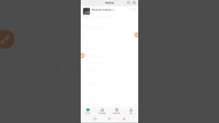 how to unhide chat on WeChat app #shorts screenshot 4