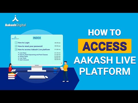 How to access Aakash Live Platform