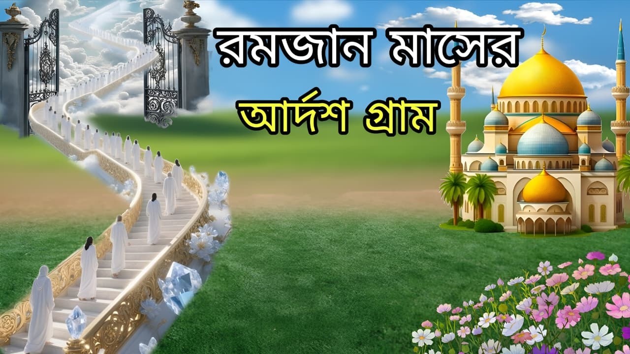 রমজান মাসে একটি আদর্শ গ্রাম কেমন হওয়া উচিত: কুরআনের আলো ও রহমতের ছায়ায়( rajon islamic Media)