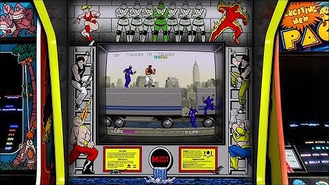 Bad Dudes Vs. DragonNinja, Realistic Arcade Bezels using the Mega Bezel Reflective Shader