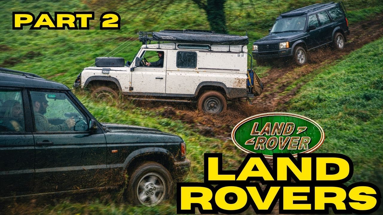 🇯🇪 Jersey Land Rover Owners Club Day Out - Part 2 of fun, mud, hills and wheel spinning off road.