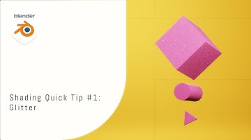 Blender Tutorial | Shading Quick Tip #1: Glitter