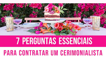 Como falar com uma cerimonialista?