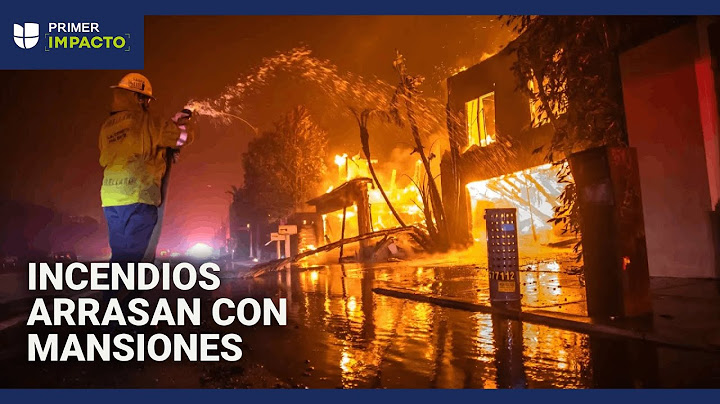 Mansiones de multimillonarios en llamas: la devastación que dejan los incendios en California