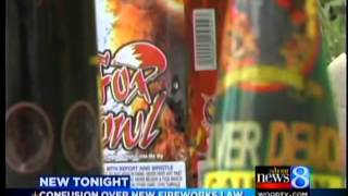 Confusing fireworks law gets man ticket