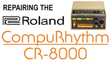 Repairing the Roland CR8000 Drum Machine
