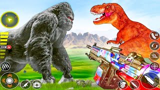 Wild Dinosaur Hunter Zoo Games 3 || Different Different Of Wild Animals Hunting screenshot 4