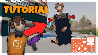 HOW TO Use The ANIMATION Gizmo In Rec Room (Tutorial)