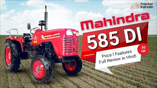 All rounder Mahindra 585 DI tractor with 4 Cylinder, 50 HP | Special feature, review Video