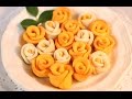 Baked Rose Flower Cookies / 烤玫瑰花型饼干