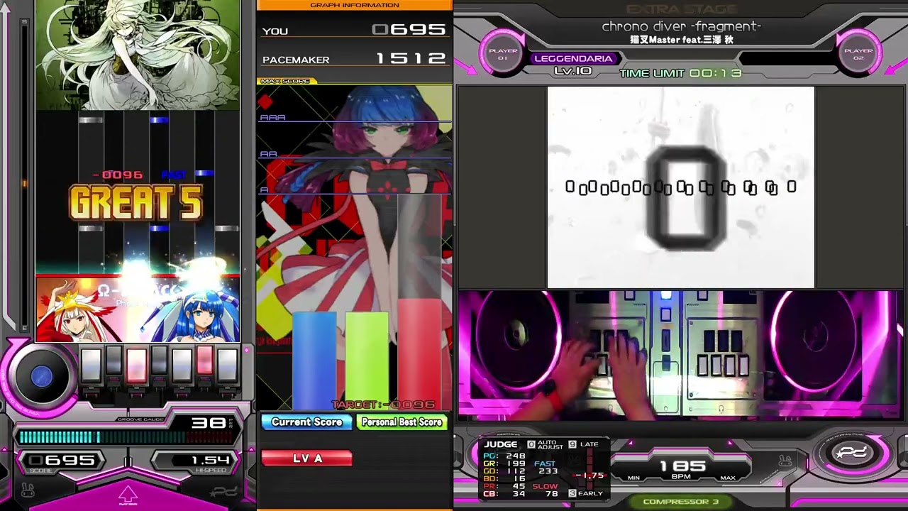 beatmania IIDX】chrono diver -fragment- / 猫叉Master feat.三澤 秋