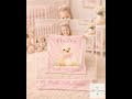 Personalized Minky Goose Baby Blanket: Soft Pink Nursery Decor Soft Pink Bedding Cozy Silly Goose...
