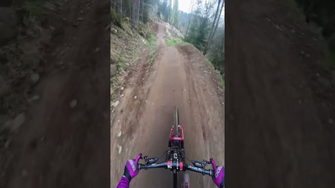 Getting Used To The New DH Rig Mtb Airdrop Downhill Ridewrap Rockshox Wth Wtf