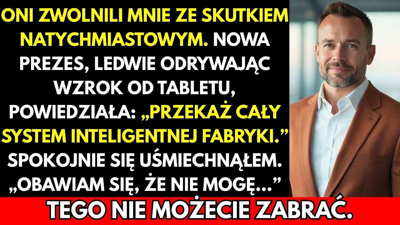 Nowa Prezeska Zwalniła Mnie I Zażądała Systemu — Powiedziałem, Że To Nie Należy Do Niej