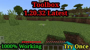 ToolBox Premium for MCPE 1.20.32 With 32Bit Support and Fixed Server Problem | Infinite Time
