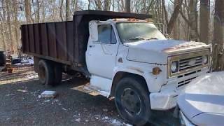 Craig List Estate sale.  Nice older dump truck cheap.