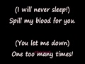 Falling in Reverse - Raised by Wolves (LYRICS ON SCREEN)