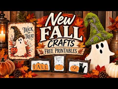 NEW Fall/Halloween DIY Crafts So Easy and Budget Friendly