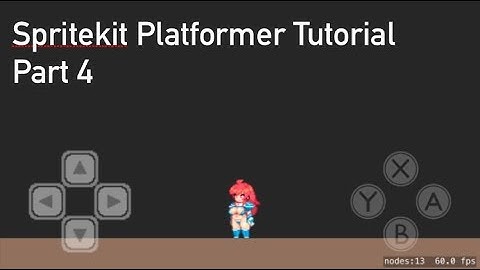 Platformer Tutorial using Spritekit Part 4: Crouching state and animations