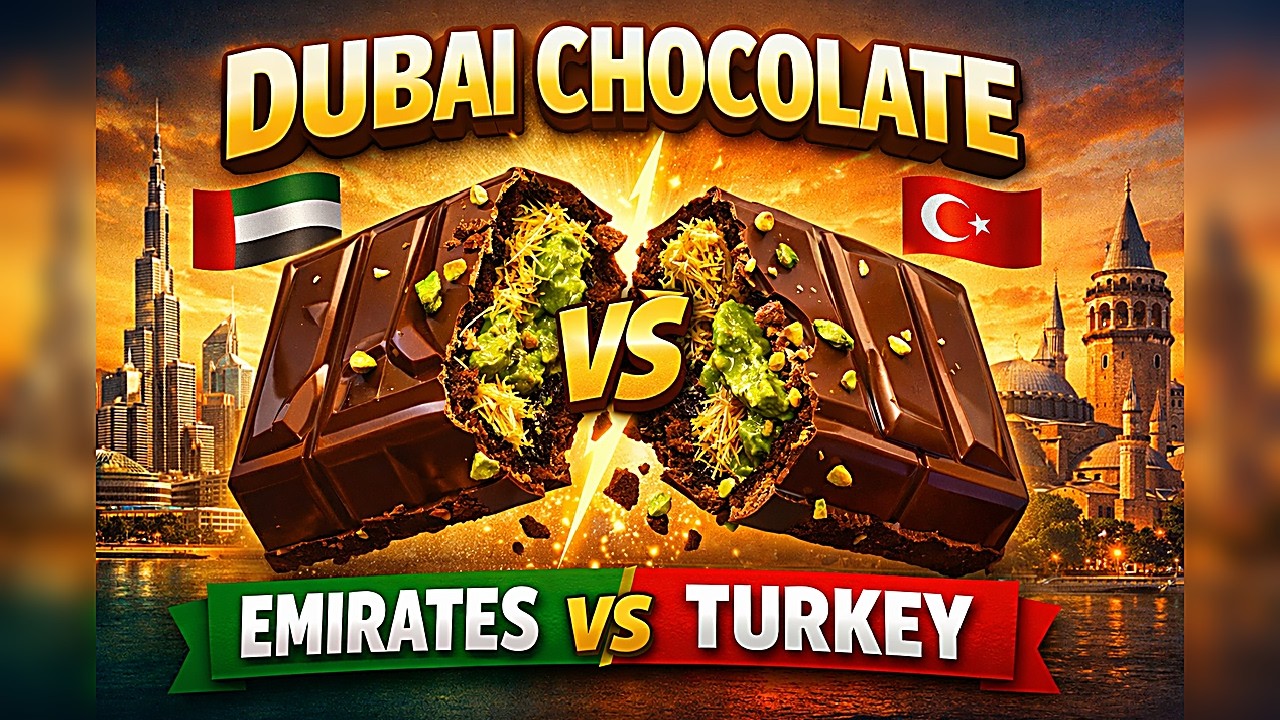 Dubai Chocolate from the Emirates vs. Turkey - Patchi vs. Beemax