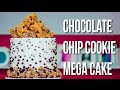 How To Make a CHOCOLATE CHIP COOKIE MEGA CAKE! With GIANT COOKIES & COOKIE BUTTER Buttercream!