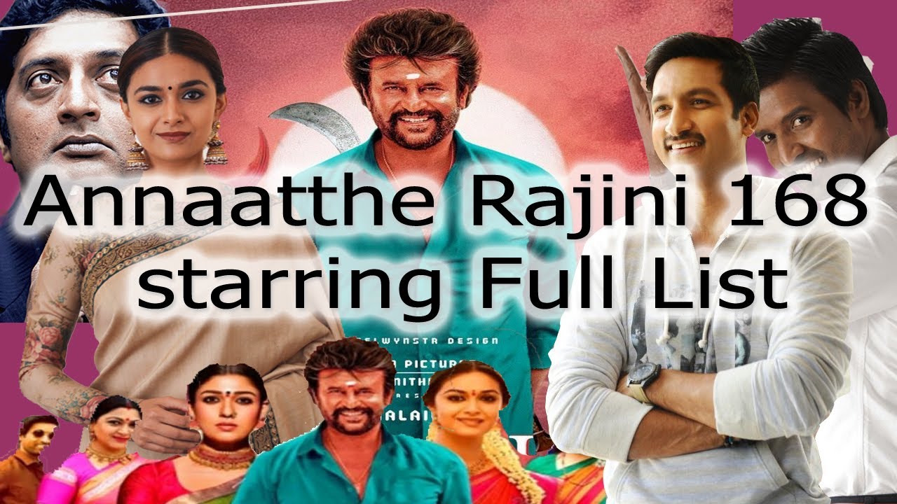 Annaatthe Rajini 168 Starring OFFICIALFULL LIST |Superstar Rajinikanth | Nayanthara|Keerthy Suresh