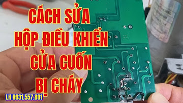 Sửa hộp điều khiển cửa cuốn, Hộp điều khiển cửa cuốn không nhận tín hiệu bấm không lên xuống được