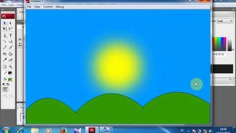 Tutorial Membuat Animasi Matahari Terbit Dengan Adobe Flash