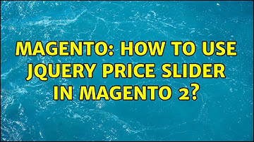 Magento: How to use Jquery price slider in Magento 2?