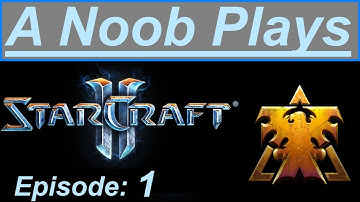 A Noob Plays StarCraft 2 Episode 1: VS Grimmscy [Antiga Shipyard]