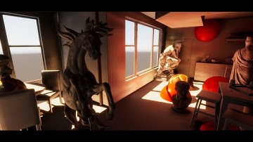 LUMINA Global Illumination system, test with higher tracing steps B