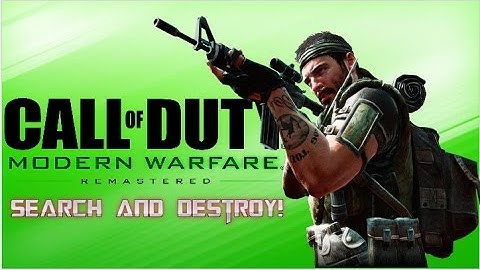 COD 4 Remastered - Search & Destroy Fun/Fails! | Funny Moments