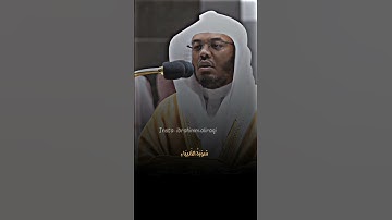 ( وزكريا اذ نادى ربه رب لا تذرني فرداً وانتَ خير الوارثين ) ~~ تلاوة للشيخ ياسر بن راشد الدوسري