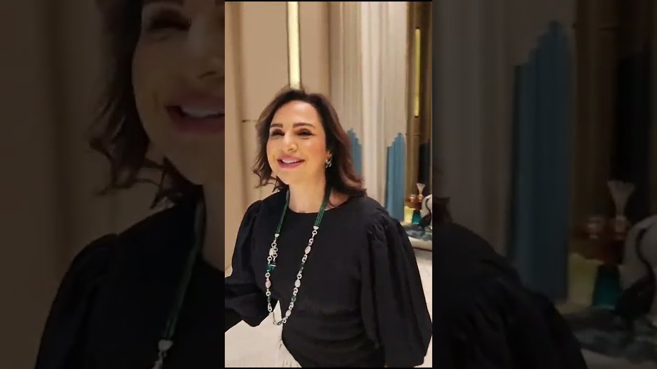 لجين عمران تتفاجأ بجمال منزل صديقتها الساحر: جولة في الحديقة والجلسات المذهلة! 🏡✨🌿