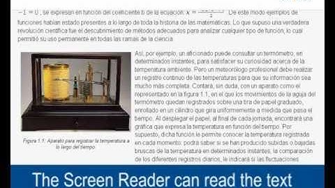 EU4ALL - How does a blind person access a course using a LMS Integrated with the EU4ALL framework