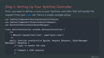 How to Call a Symfony Function in Controller with Ajax