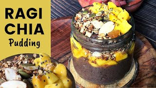 Healthy Ragi Chia Seeds Pudding Recipe | How to Make Ready To Eat Nachini Breakfast | Weight Loss