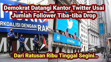 Demokrat Datangi Kantor Twitter Usai Jumlah Follower Tiba-tiba Drop
