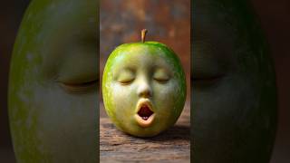Weird Apple 🤯 #asmr #eating #satisfying #mukbang #viral #creepy