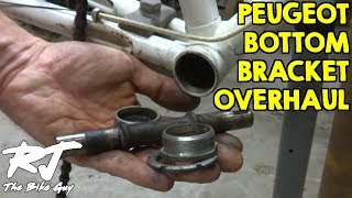 Overhaul Bottom Bracket On Vintage Peugeot Bike