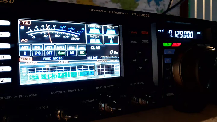 K3LR QSO with VK5MRD 40m, Yaesu FTDX3000 - 5 band Hyendfed endfed wire, 7/3/2020