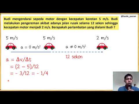 Rumus jarak perpindahan kecepatan dan kelajuan