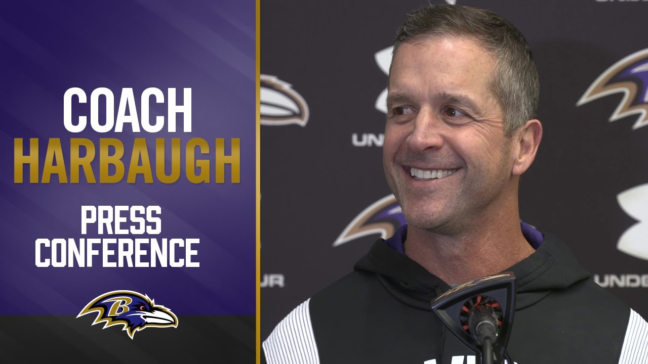 John Harbaugh: Playing With 'Short- and Long-Term Considerations' |  Baltimore Ravens - YouTube