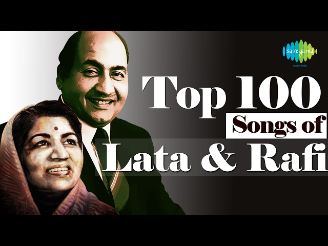 Top 100 songs of Lata Mangeshkau0026 Mohd Rafi  | लता रफ़ी  के 100 गाने | Chalo Dildar | Tum Jo Mil Gaye class=