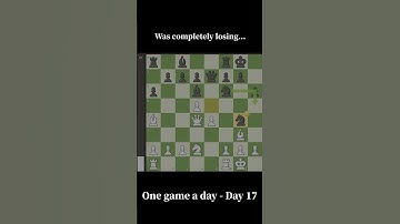 NEVER resign! | Day 17 #chess