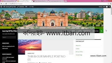 34  Wordpress Dashboard 10  ITBari Tutorials